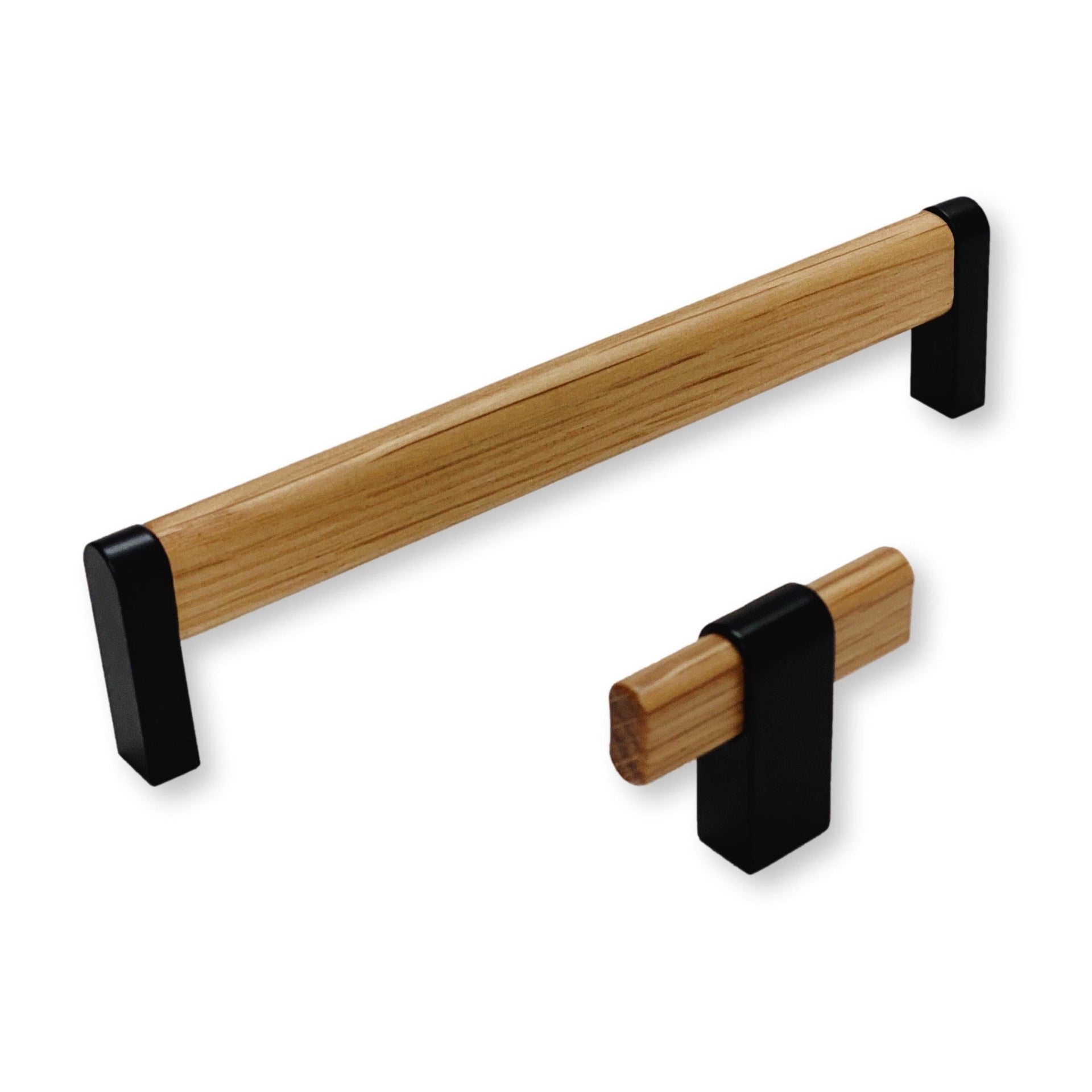 Oak Wood and Black 