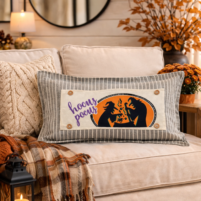 PANEL ONLY: RECTANGLE Halloween October Fall Autumn Hocus Pocus Cauldron Spell Party Cackle; WITCHES BREW