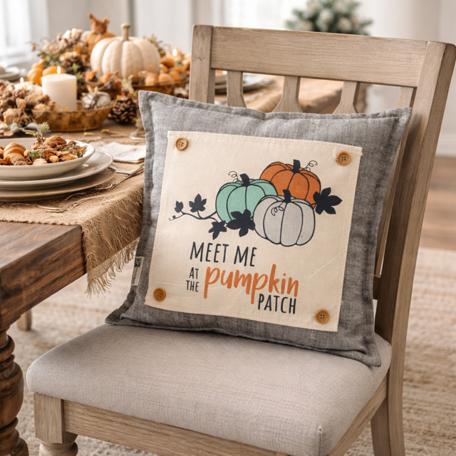 NEW! SPRING/SUMMER/FALL BUNDLE:  3 seasons +Square Gray pillow: JESUS TOMB, AMERICA 1776, MEET IN PUMPKIN PATCH