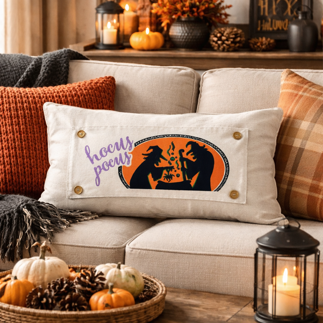 PANEL ONLY: RECTANGLE Halloween October Fall Autumn Hocus Pocus Cauldron Spell Party Cackle; WITCHES BREW