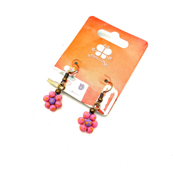 Ceramic Daisy Earring