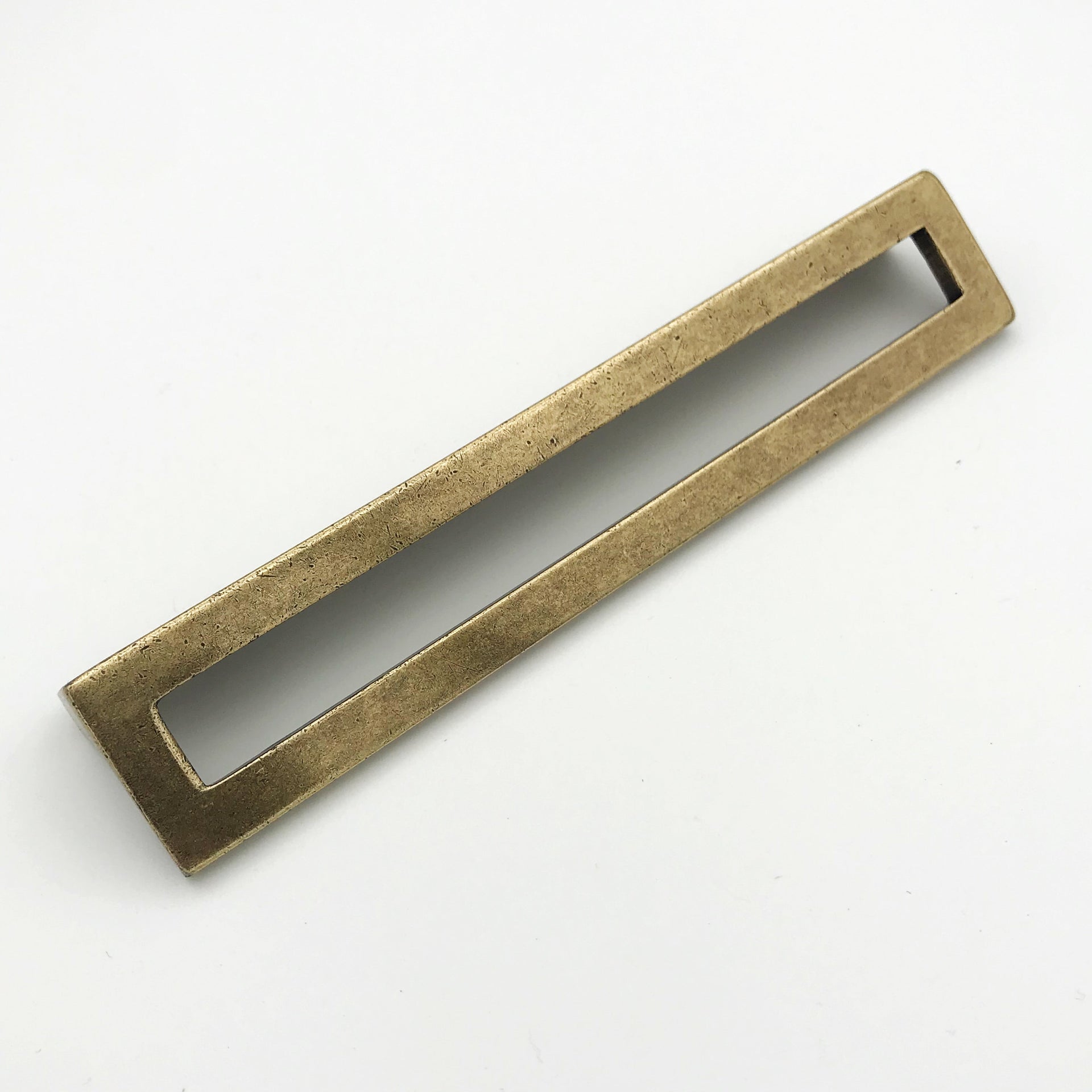Linea Aged Brass Drawer Pulls