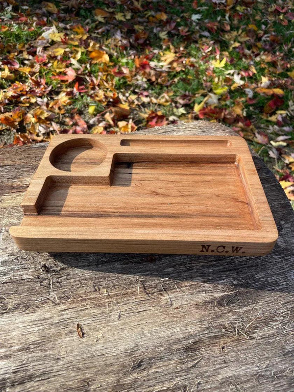 Hardwood Rolling Tray - Gifts for You 'n Me