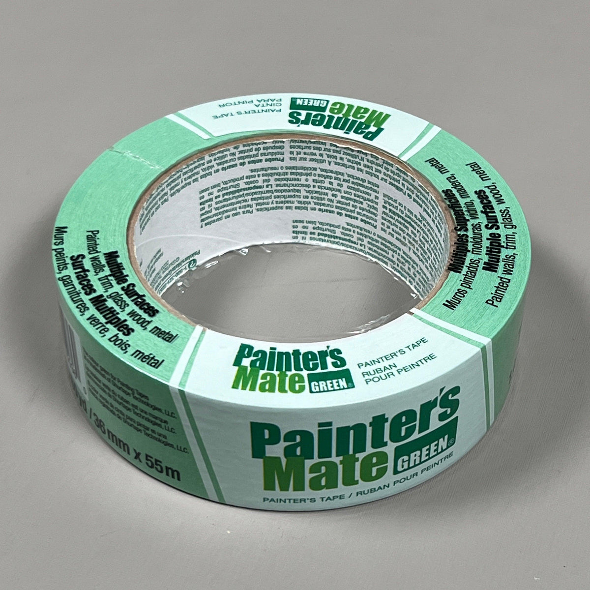 2-PK PAINTER'S MATE Multi-Surface Painter's Tape Green 1.41 IN x 60 YD 332261 (New)