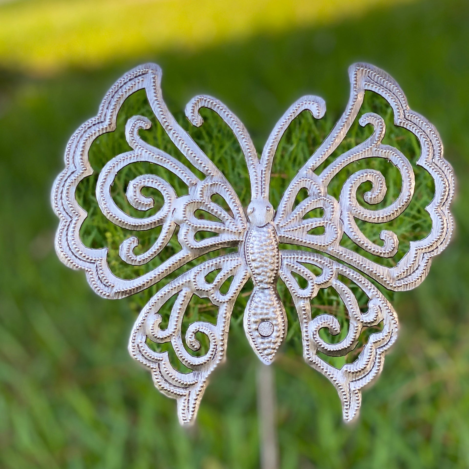 Steel Drum Garden Stake