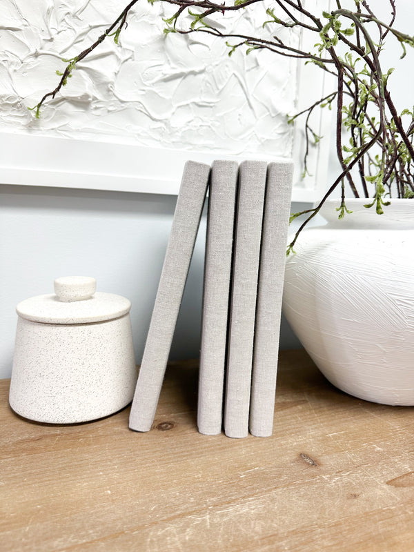 Skinny Fabric Covered Books