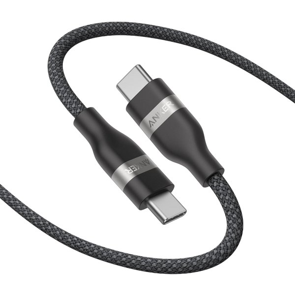 Anker USB-C to USB-C Cable (3 ft / 6 ft, 240W, Upcycled-Braided)