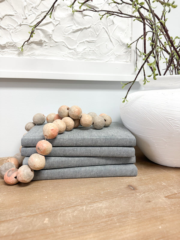 Skinny Fabric Covered Books