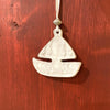 Sailboat Ceramic Ornament