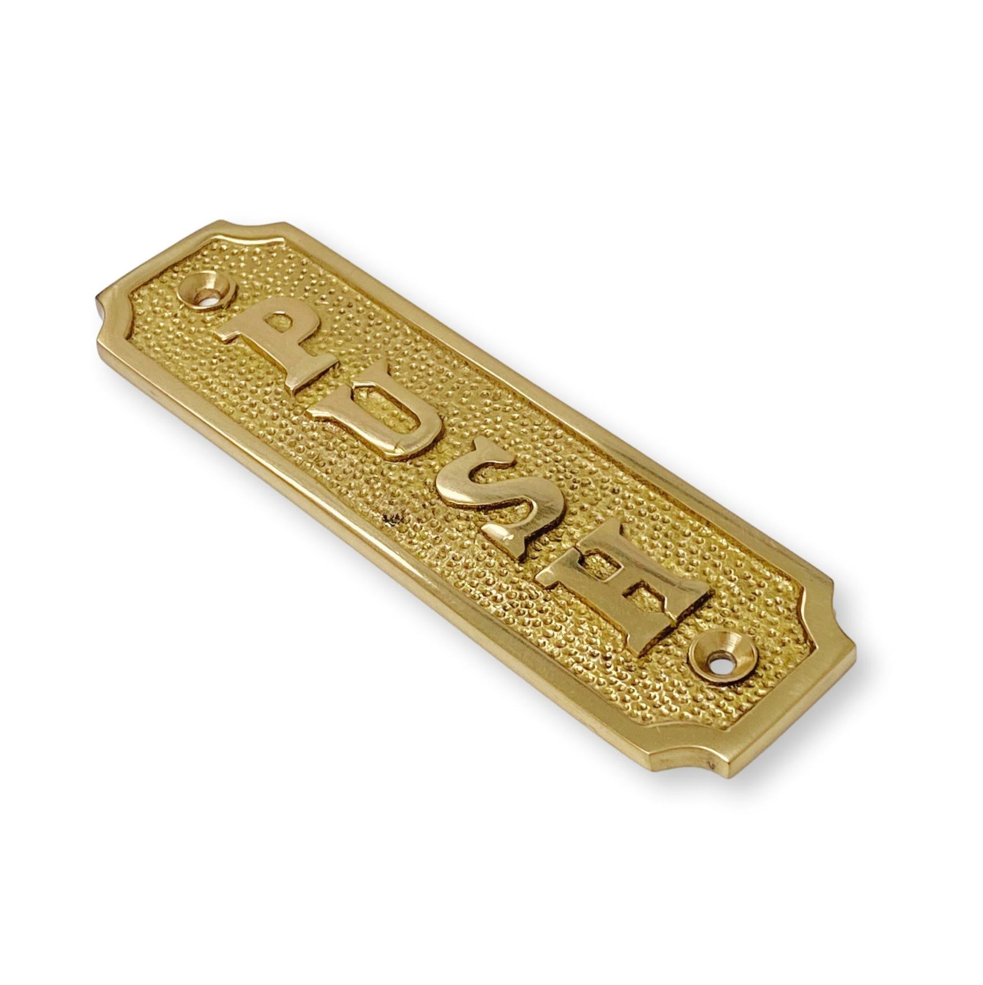 Brass Door Sign 