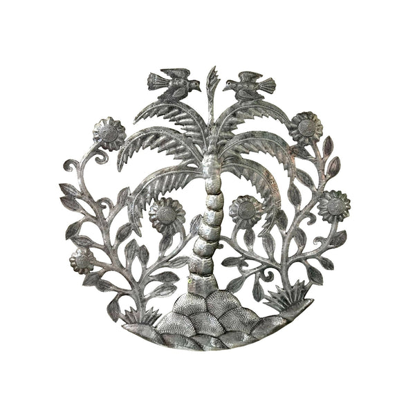 Large Steel Sunflower Palm