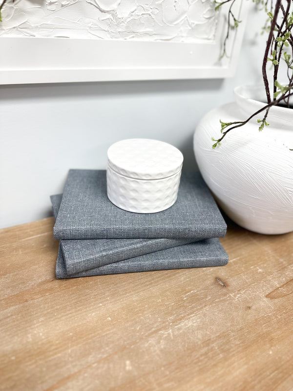 Skinny Fabric Covered Books