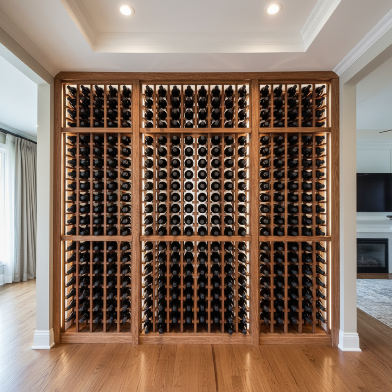 Wine Rack Kit 8 Column Modular Standard Bottle Racking Storage
