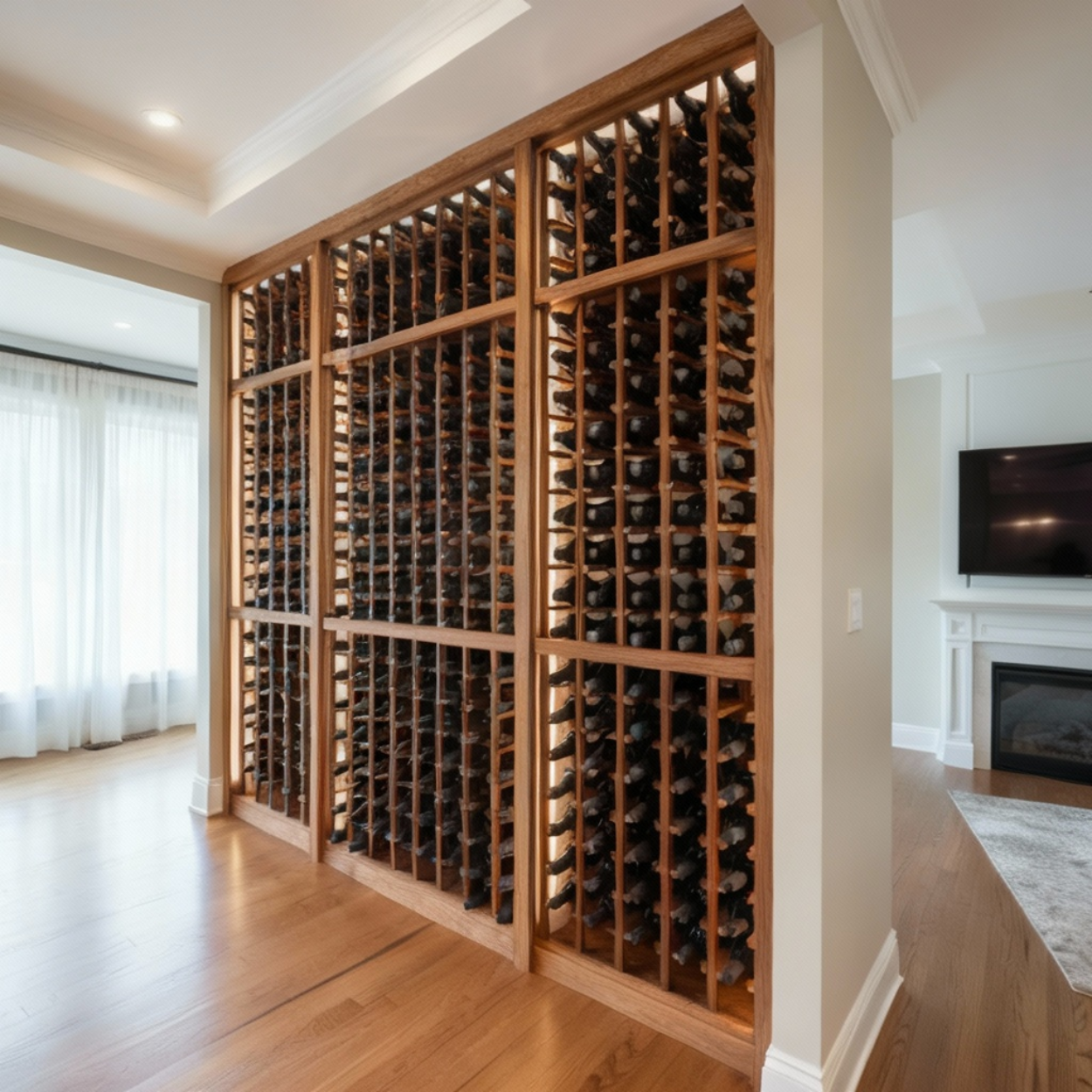 Wine Rack Kit 8 Column Modular Standard Bottle Racking Storage