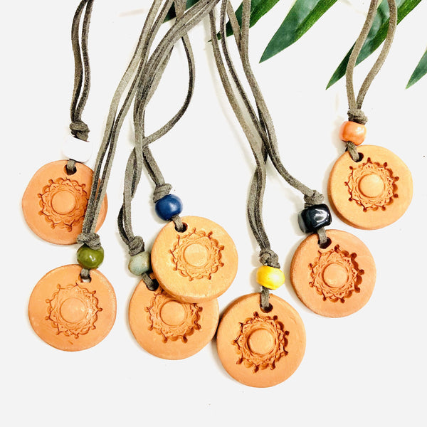 Aromatherapy Medallion Necklace