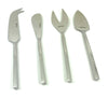 Silver Cheese knives set of 4 Stainless Steel Silver