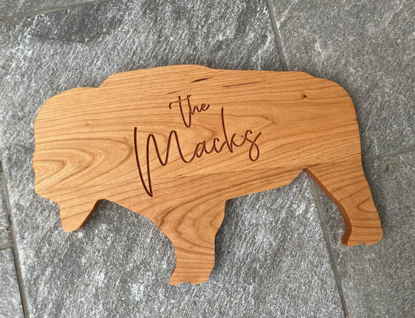 Buffalo Shape Cutting Board - Gifts for You 'n Me