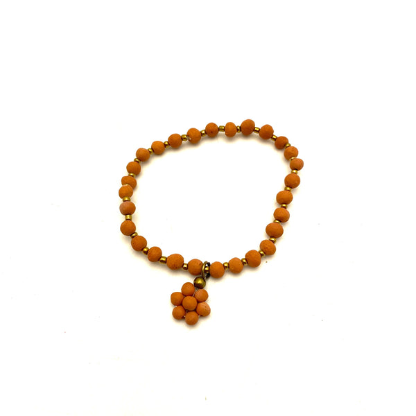 Ceramic Daisy Bracelet