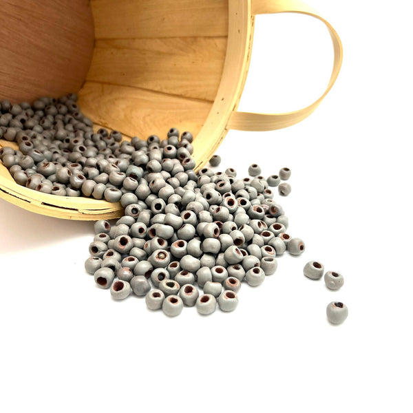 Bulk Beads - Matte Gray