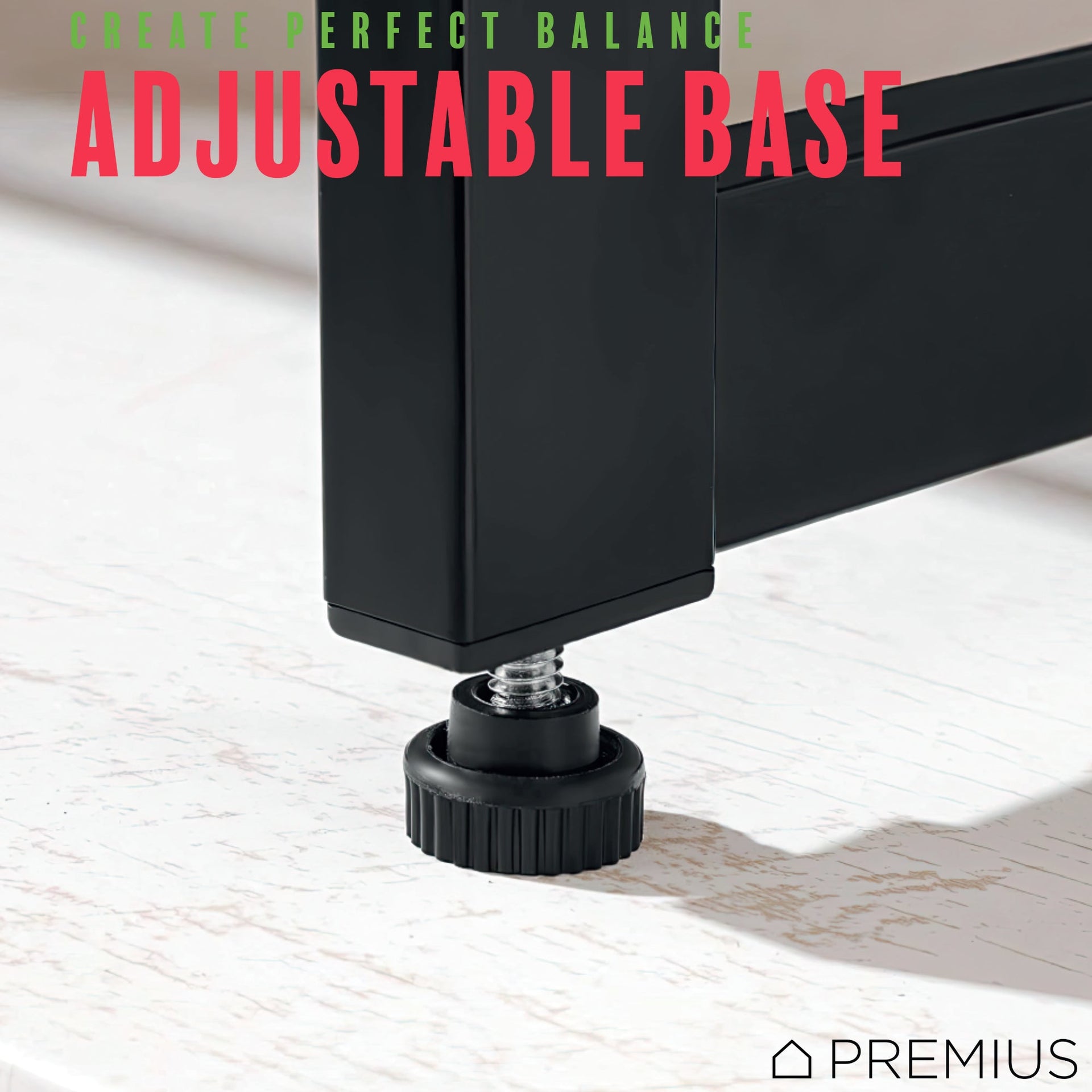 PREMIUS 4 Layer Mesh Shelf Shoe Rack, Black, 29.9x29.1x12 Inches