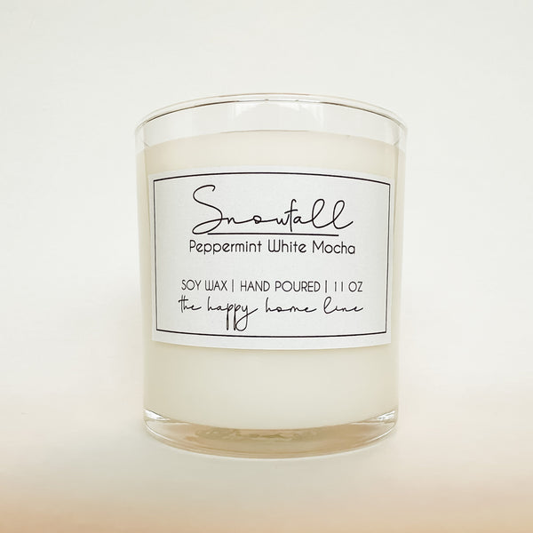 Snowfall Wood Wick Candle