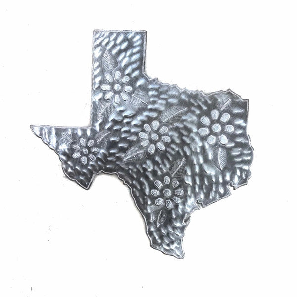 Texas Floral Metal Art