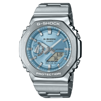 CASIO G-Shock 2110 Sky Blue Dial | GM2110D-2A Bezel House