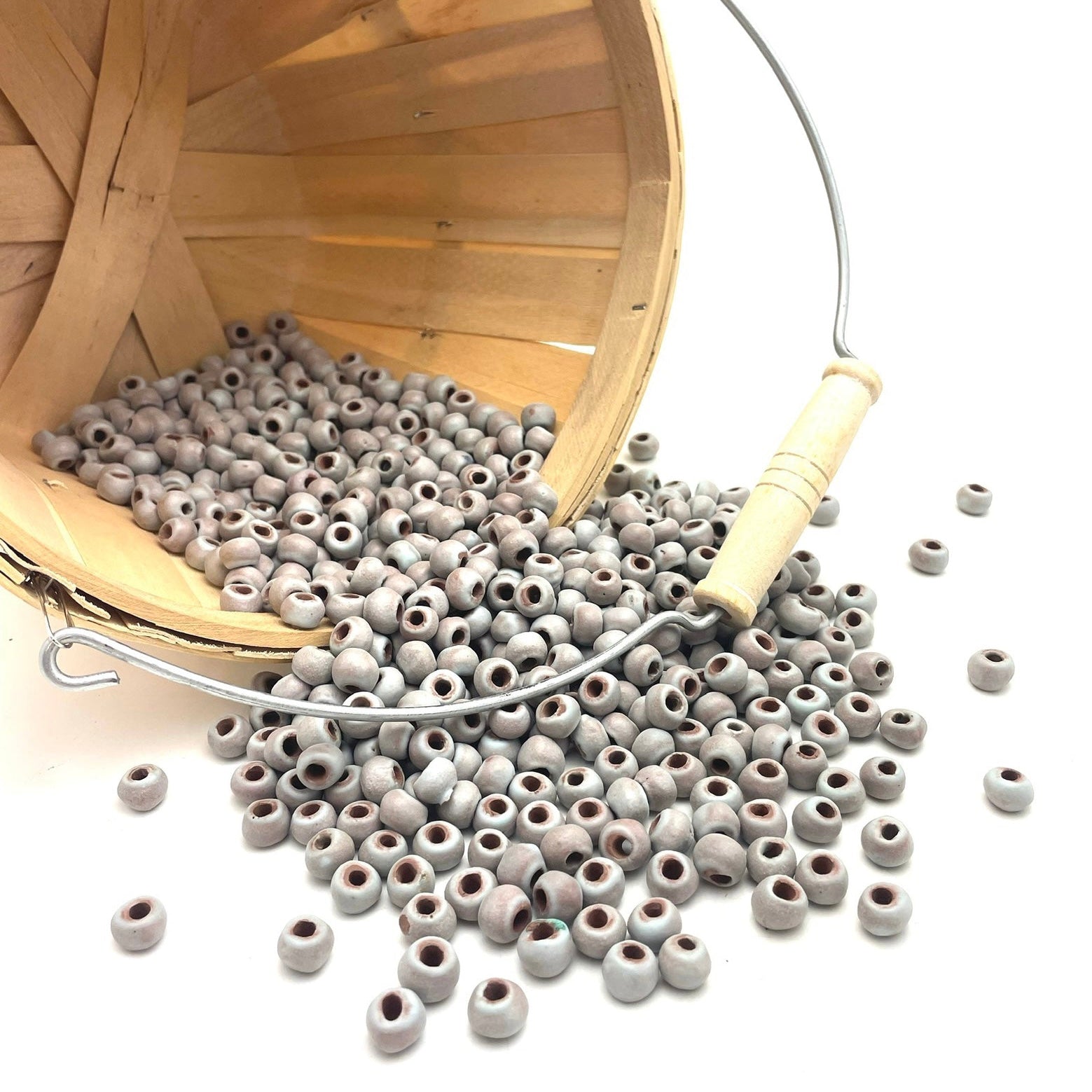 Bulk Beads - Matte Ice Blue