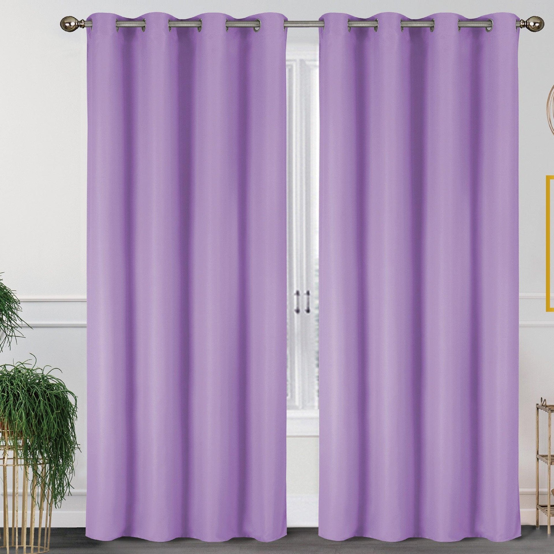 Lillian Room Darkening Grommet Window Panel, 55x84 Inches
