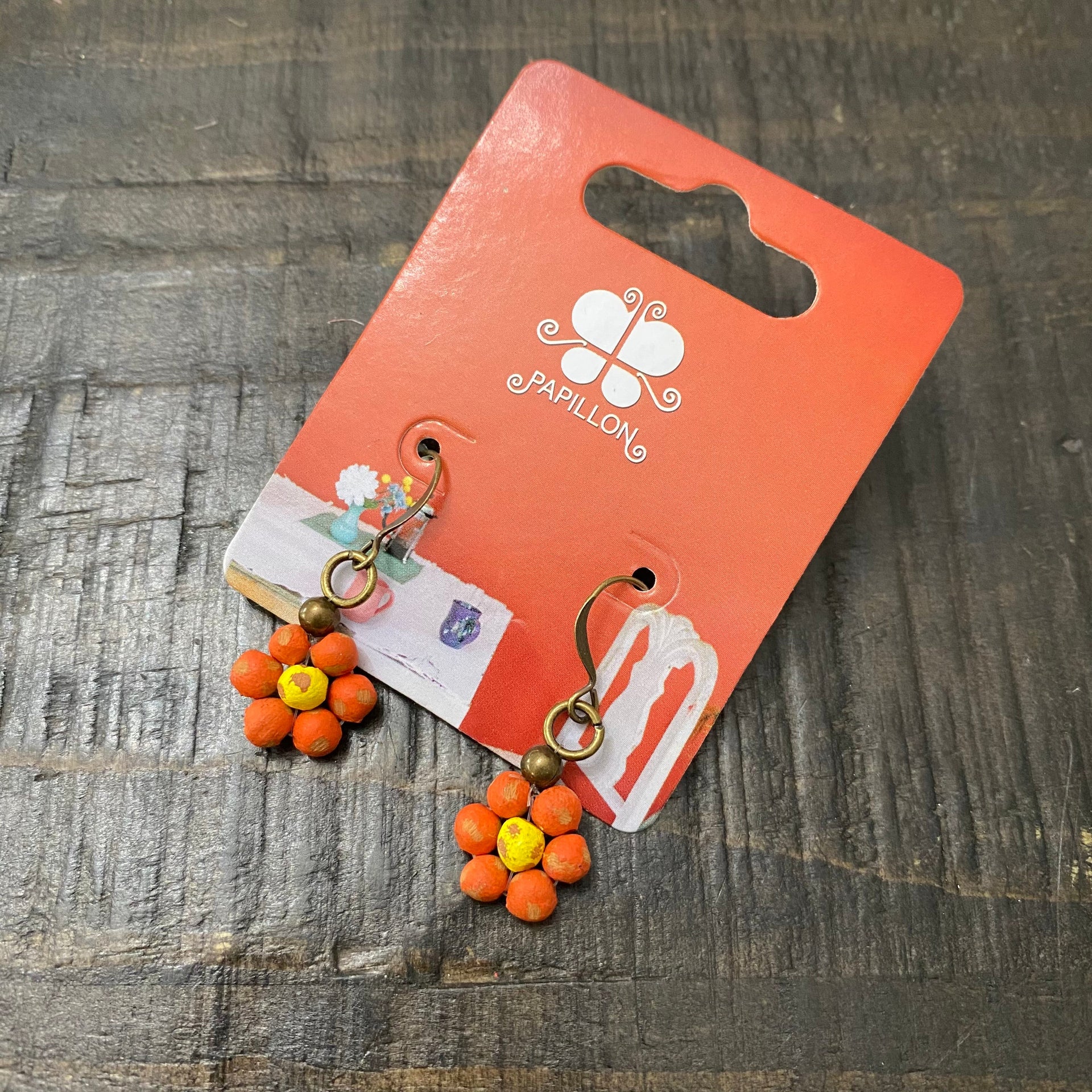 Ceramic Daisy Earring