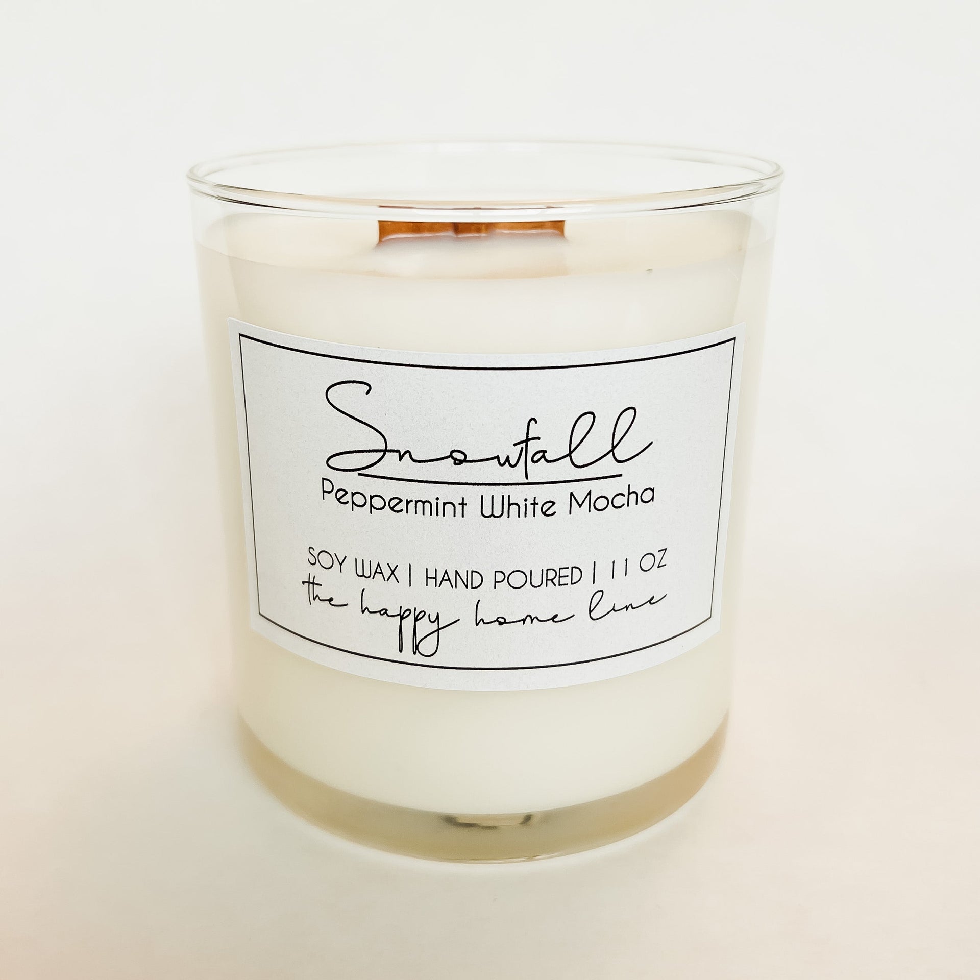 Snowfall Wood Wick Candle