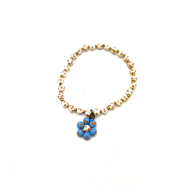 Ceramic Daisy Bracelet