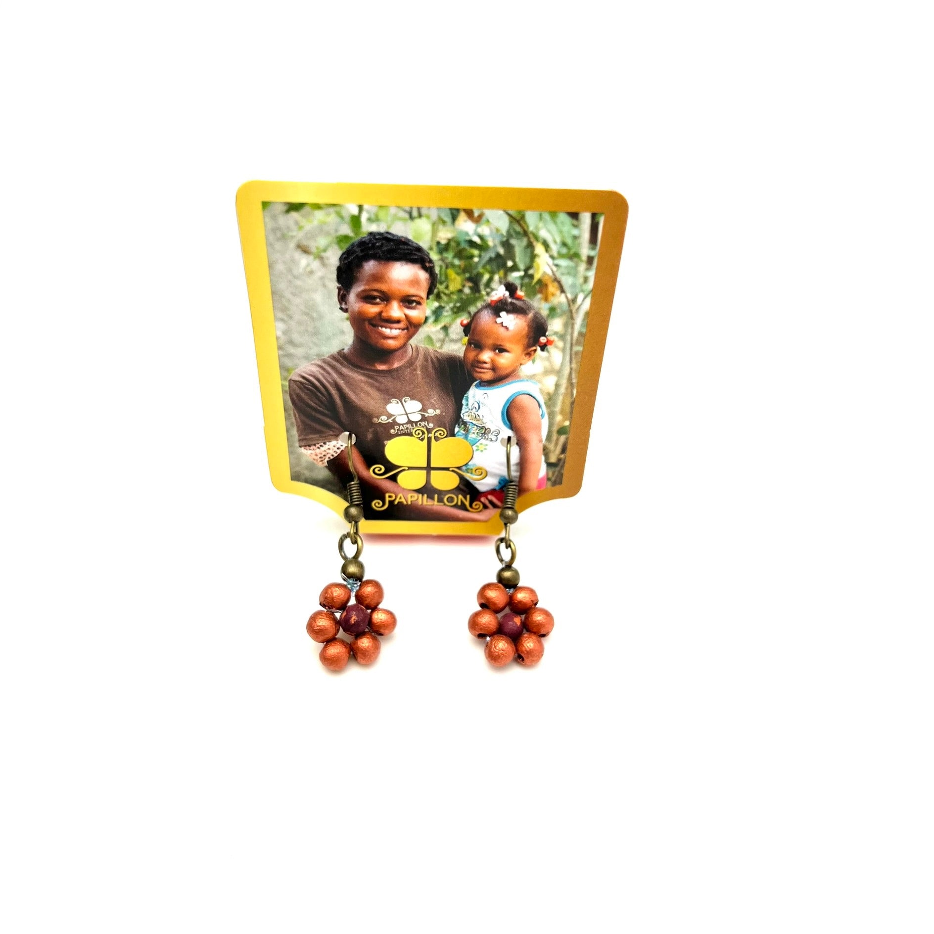 Ceramic Daisy Earring