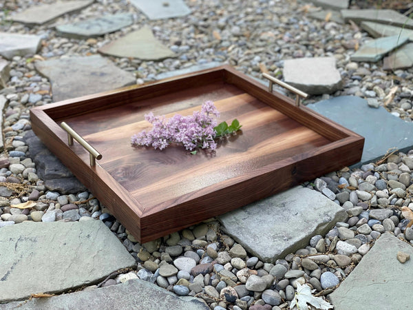 Black Walnut Serving Tray - Gifts for You 'n Me