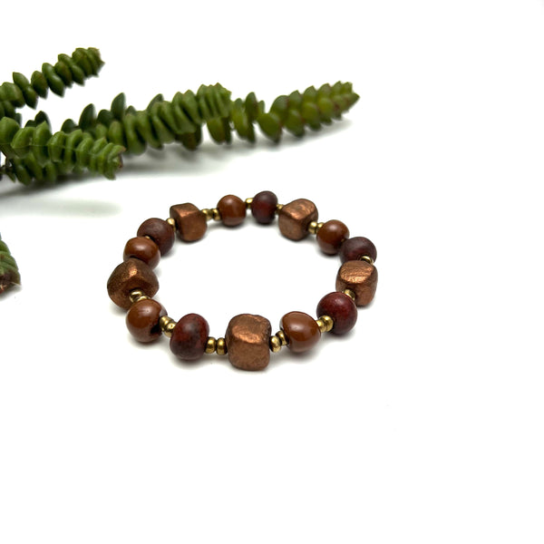Bronze Ceramic Bracelet