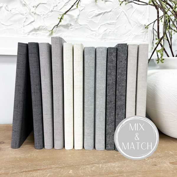 Skinny Fabric Covered Books