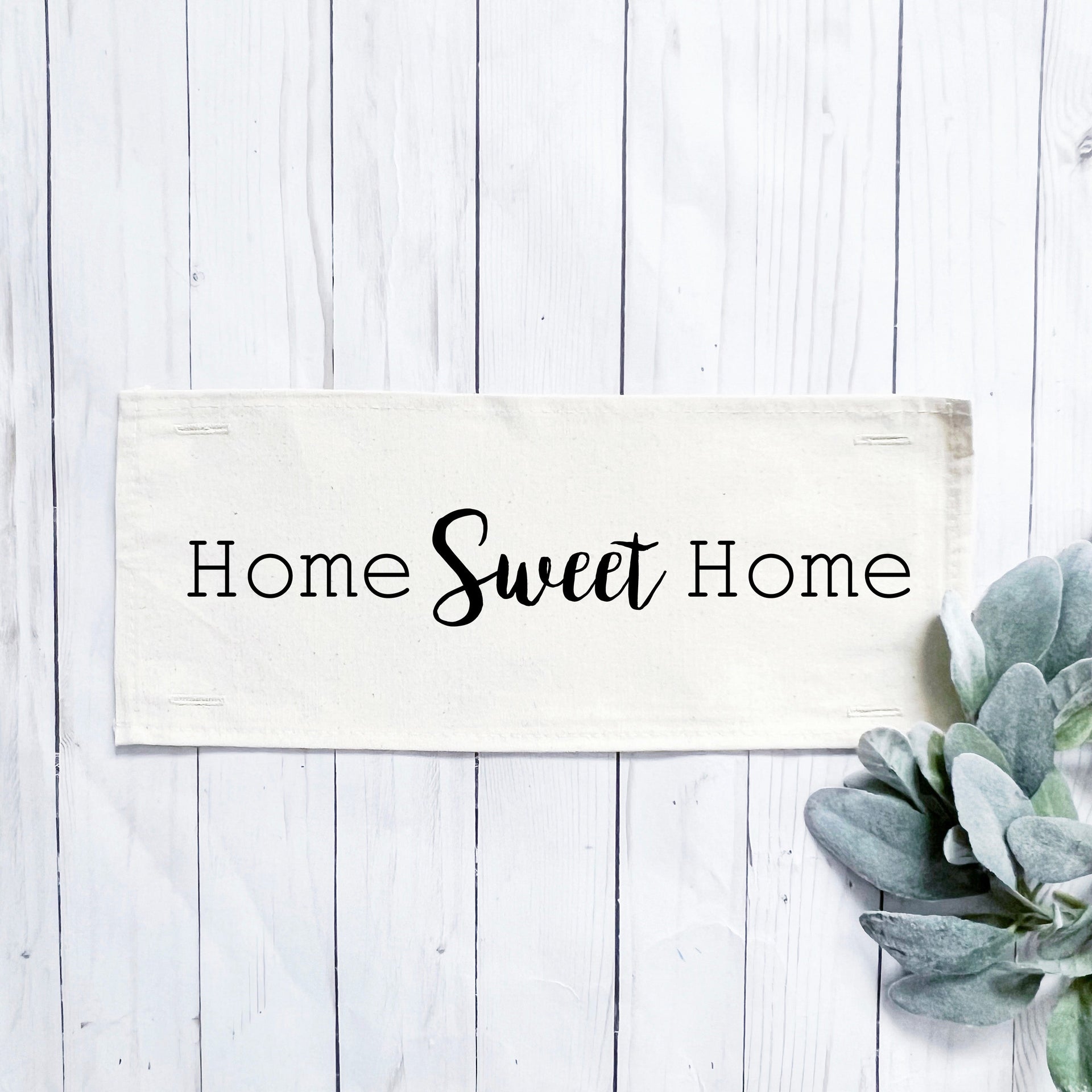 PANEL ONLY RECTANGLE Neutral Panel: Farmhouse Gray Between Holiday Inbetween Bench Bed Decor; HOME SWEET HOME