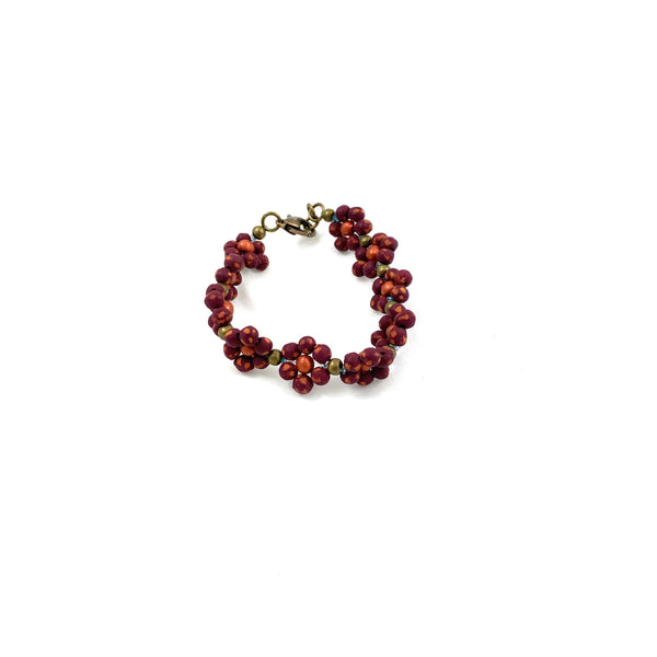 Ceramic Daisy Chain Bracelet