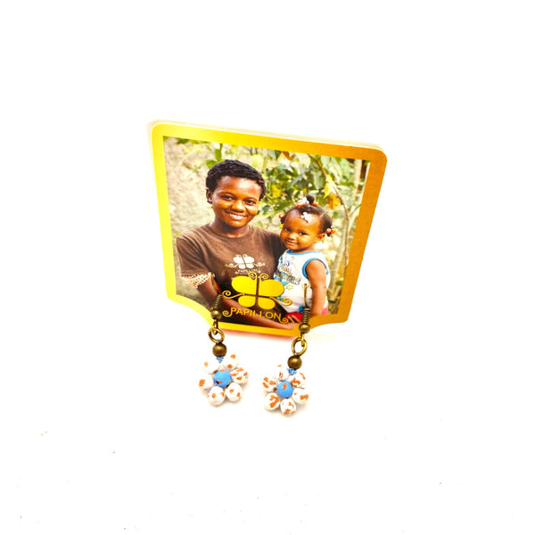 Ceramic Daisy Earring