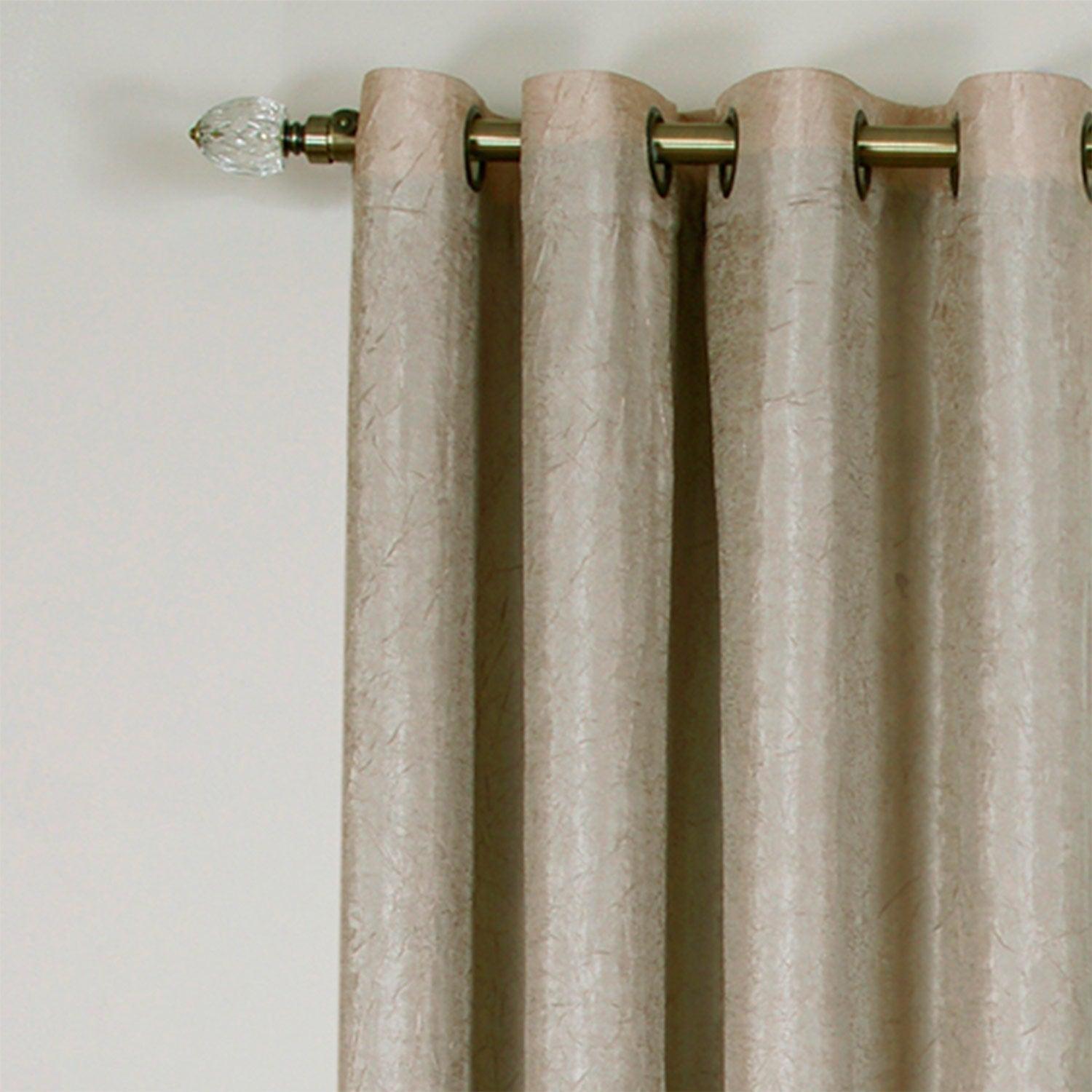 Taylor Crushed Satin Lined Room Darkening Grommet Window Panel, 50x84 Inches