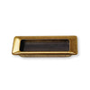 Recessed Antique Brass Closet and Drawer Pulls