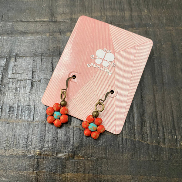 Ceramic Daisy Earring