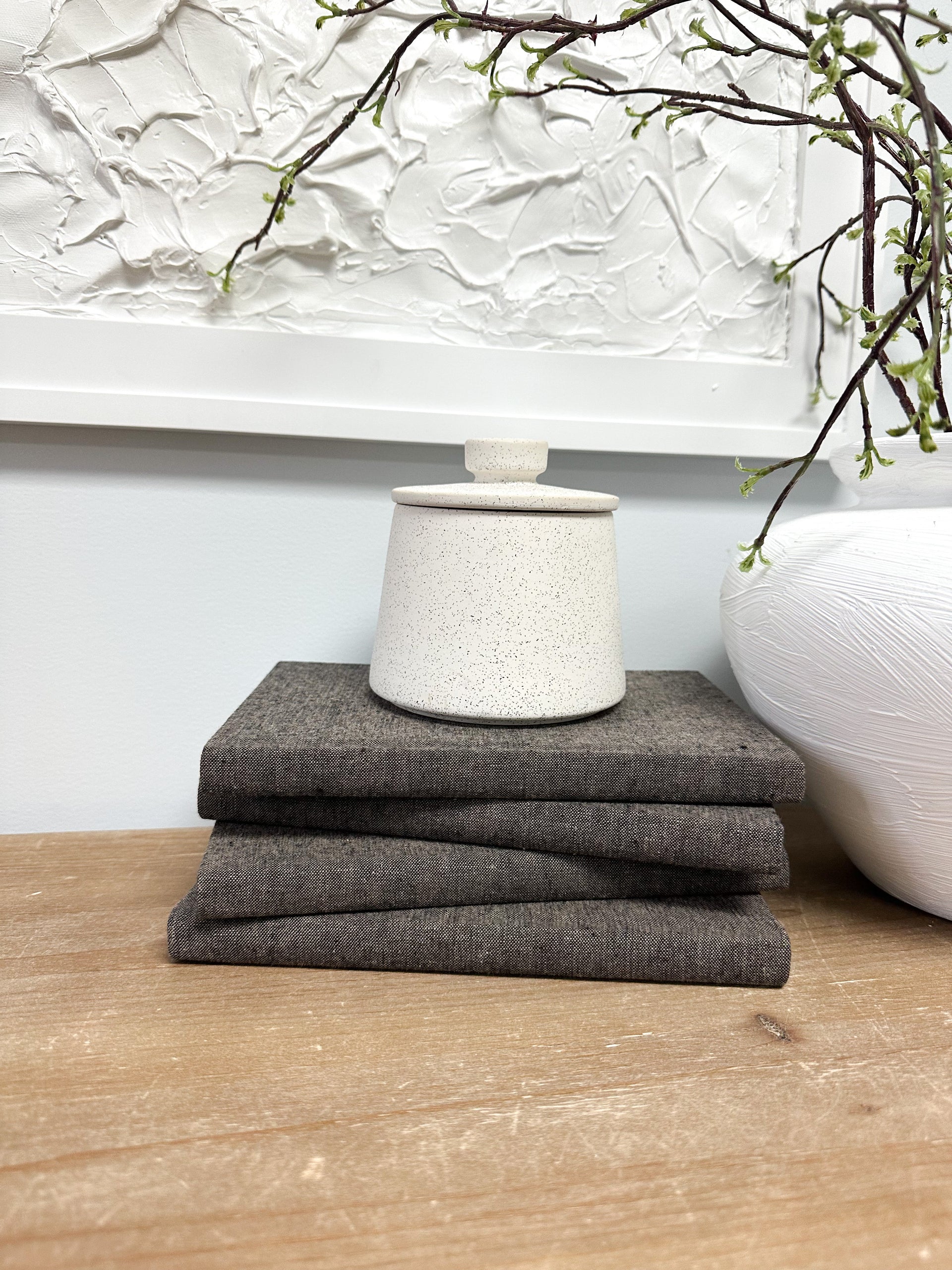 Skinny Fabric Covered Books