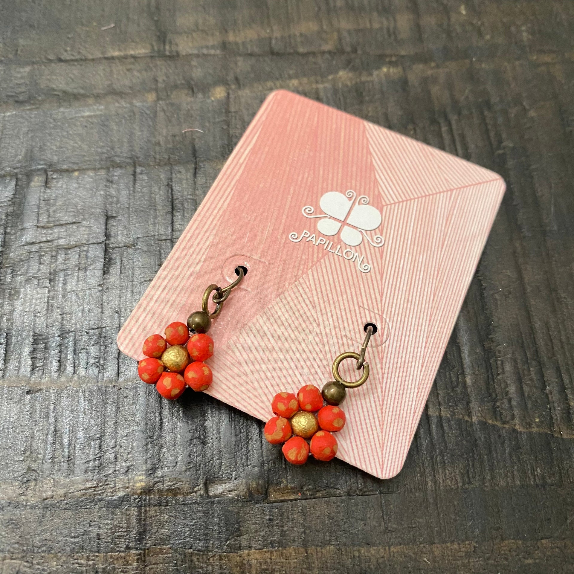 Ceramic Daisy Earring