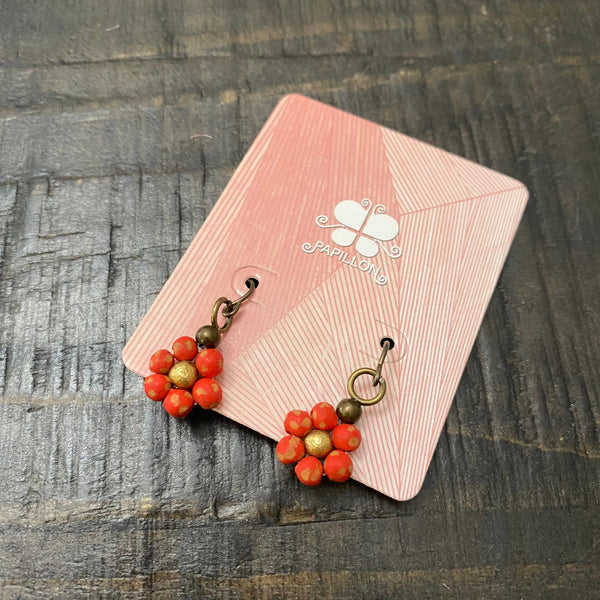 Ceramic Daisy Earring