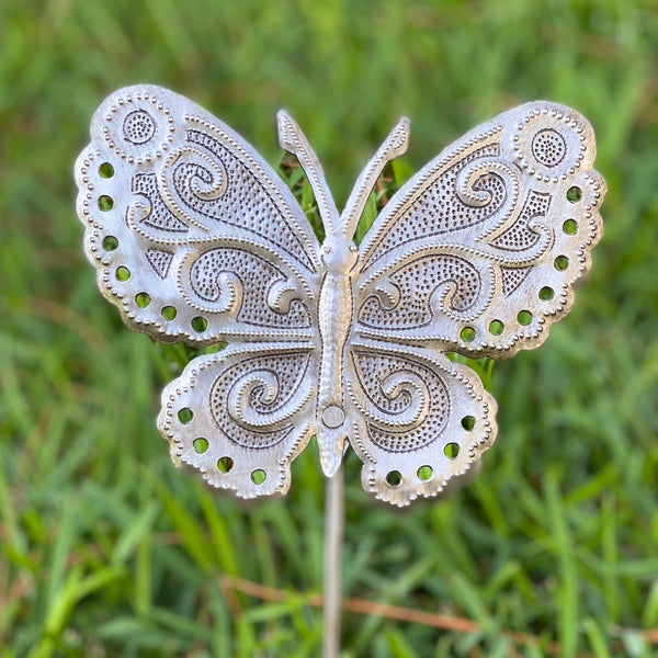 Steel Drum Garden Stake