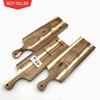 [ Set of 6 ] Zavis Green Acacia Wood 3 Hole Double sided Flight Board 14