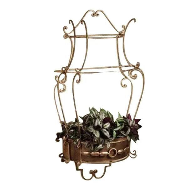 Antique Gold Hand Towel Rack or Wall Planter - Gifts for You 'n Me