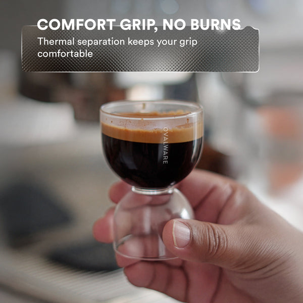 Espresso Shot Glass (Set of 2) Ovalware