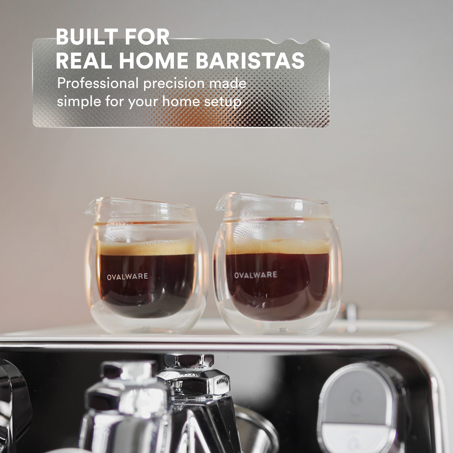 Double Wall Espresso Pouring Glass (Set of 2) Ovalware
